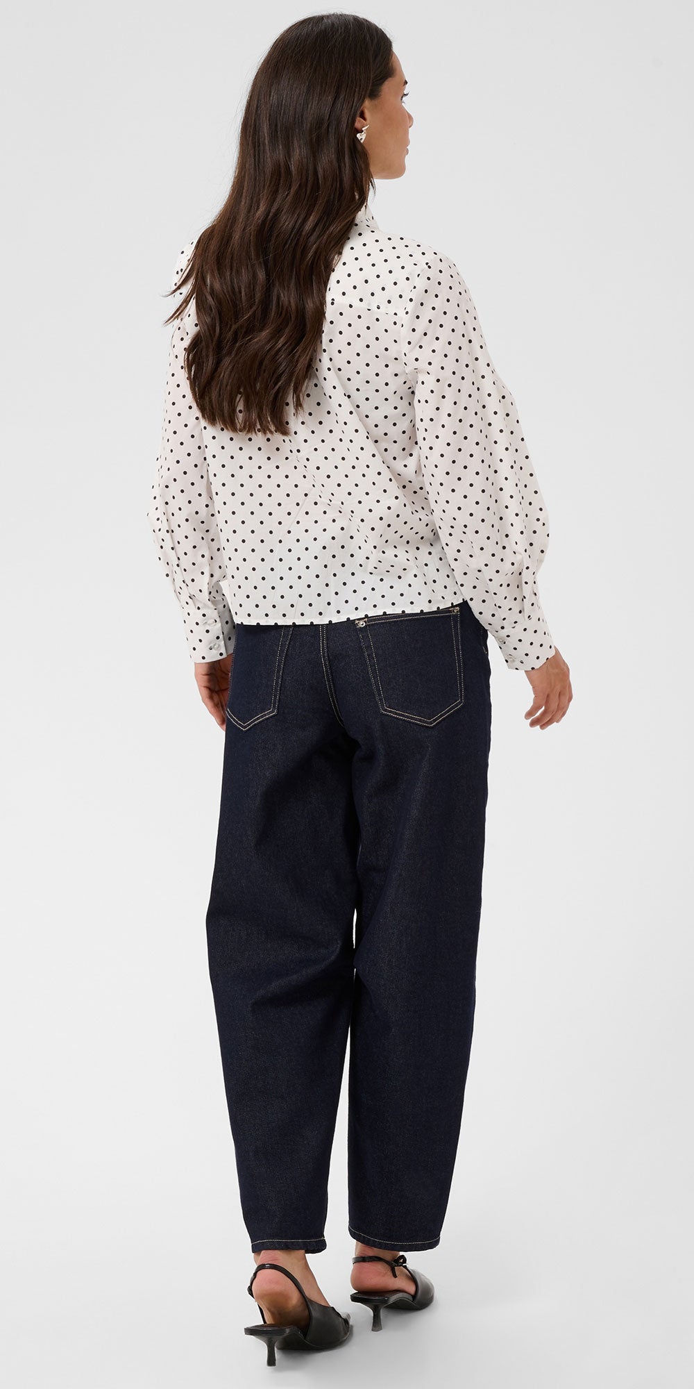 Kaffe Cotton Polka Dot Blouse