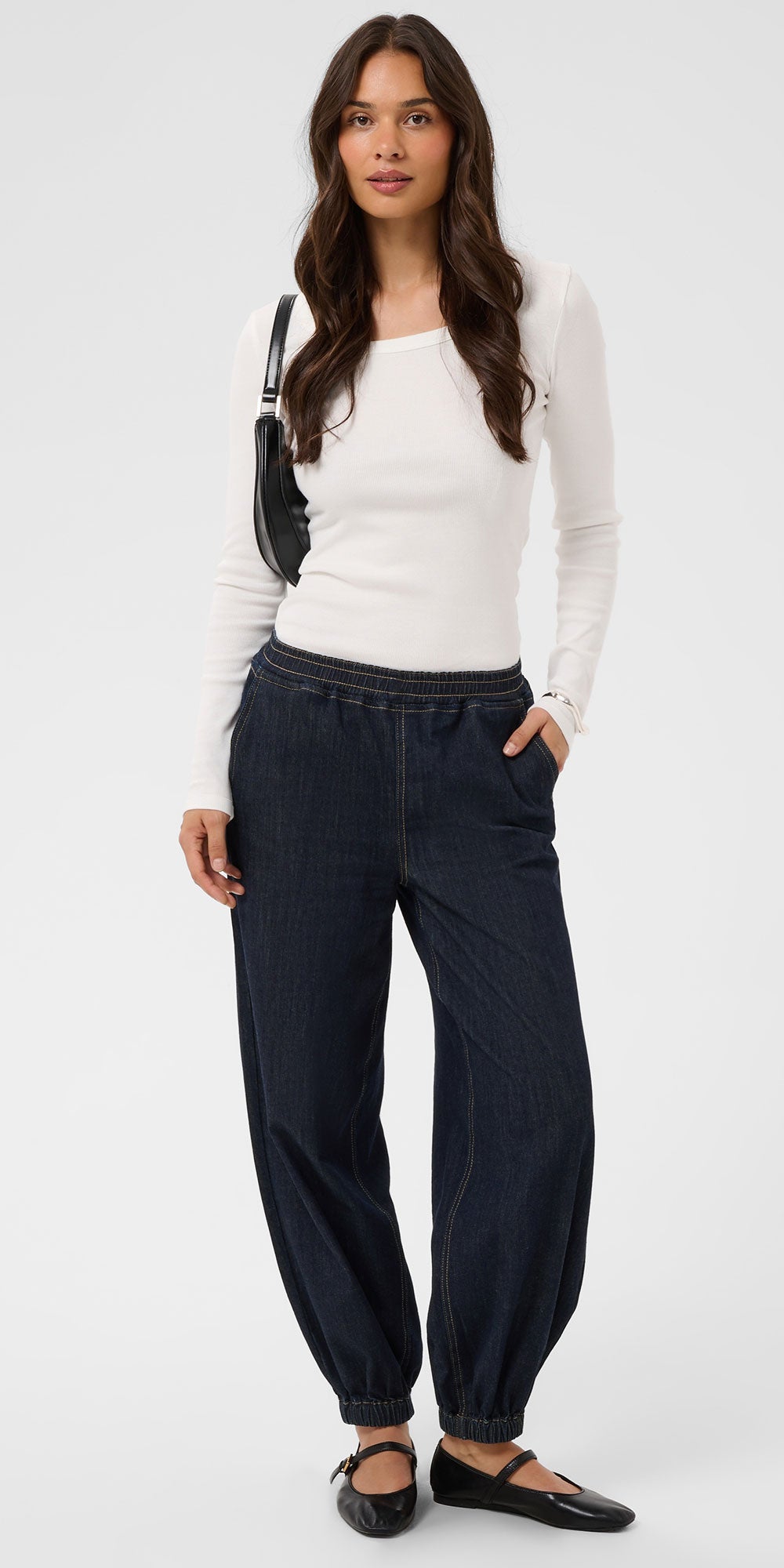Kaffe Denim Balloon Pants