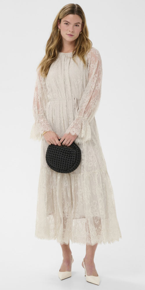 Kaffe Lace Midi Dress