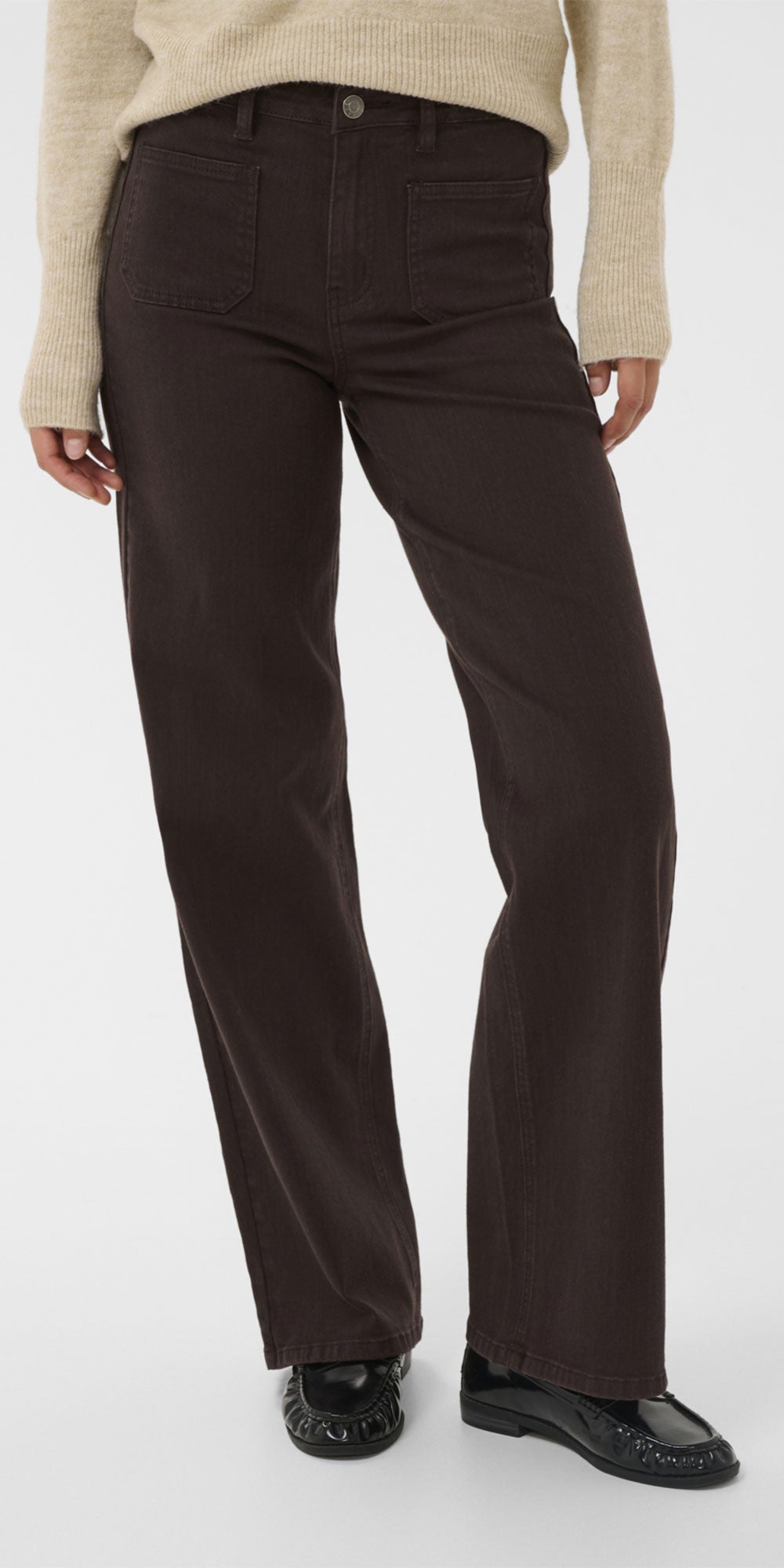 Kaffe Sailor Jeans, chocolate brown