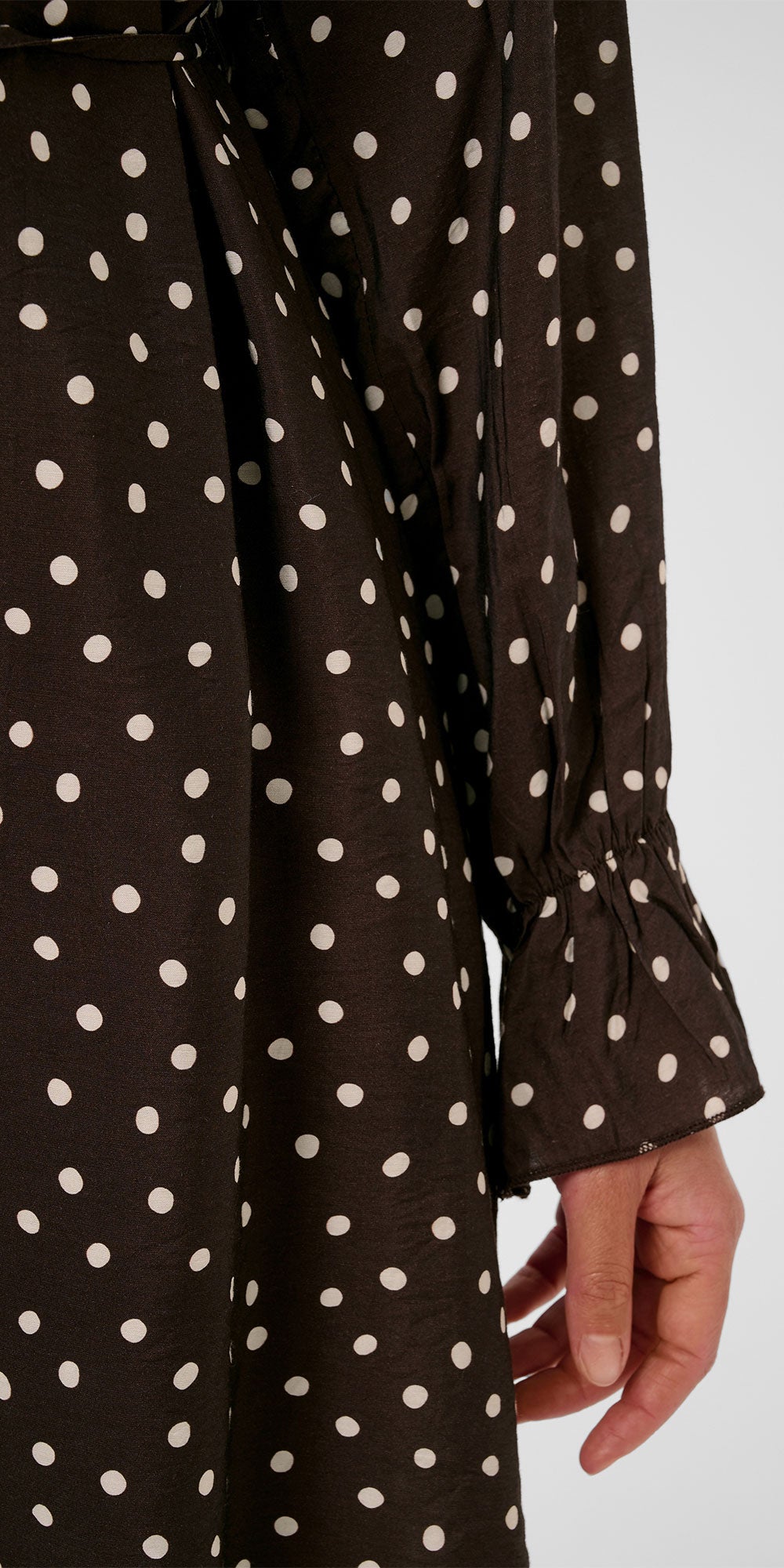 Kaffe Long Sleeved Polka Dot Dress