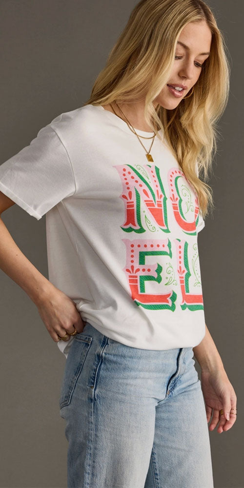 Noel Letter T-shirt