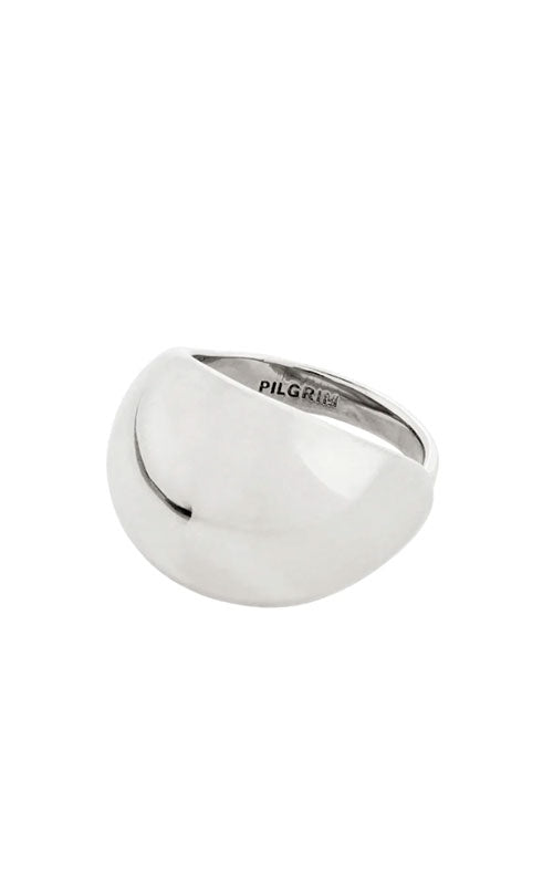Pilgrim ALEXANE Recycled Statement Ring, Silver