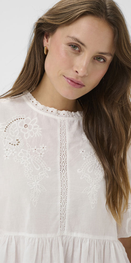 Saint Tropez Dainty Peplum Blouse