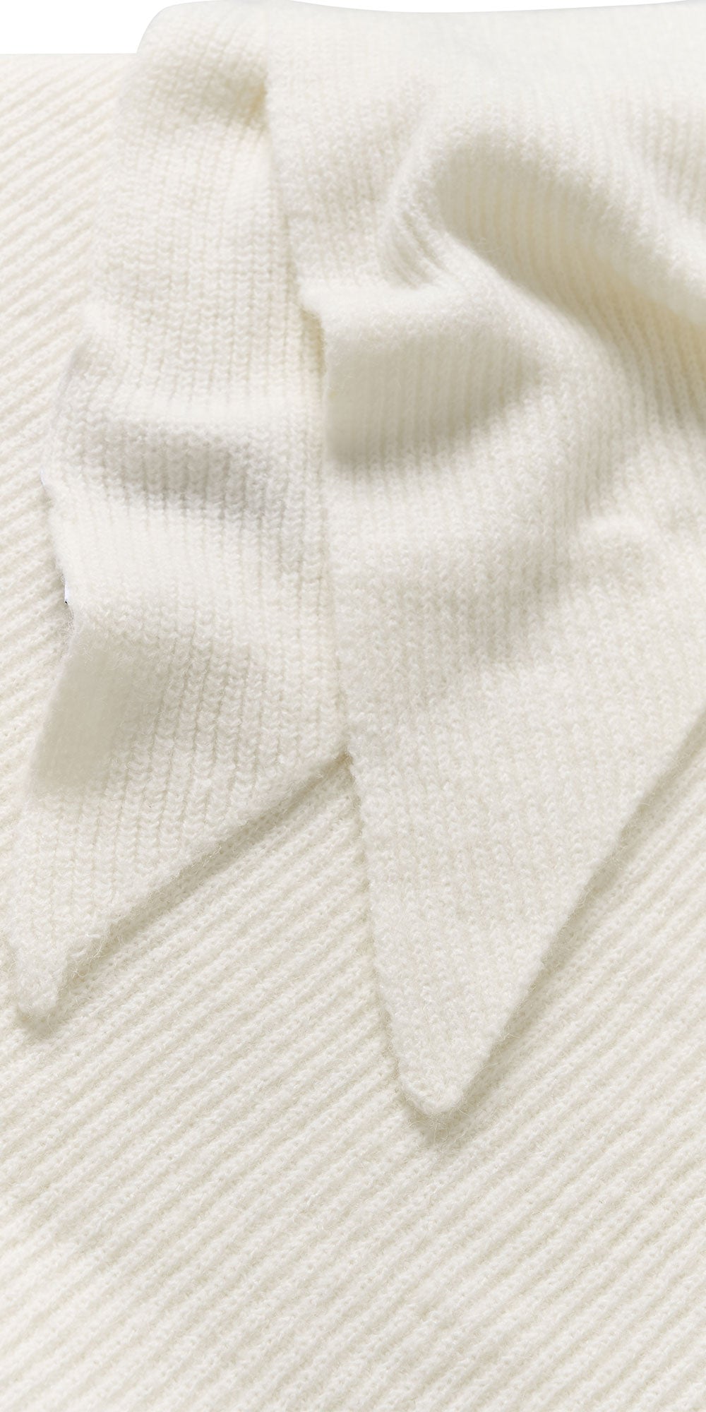 Saint Tropez Large Knit Triangle Scarf, birch