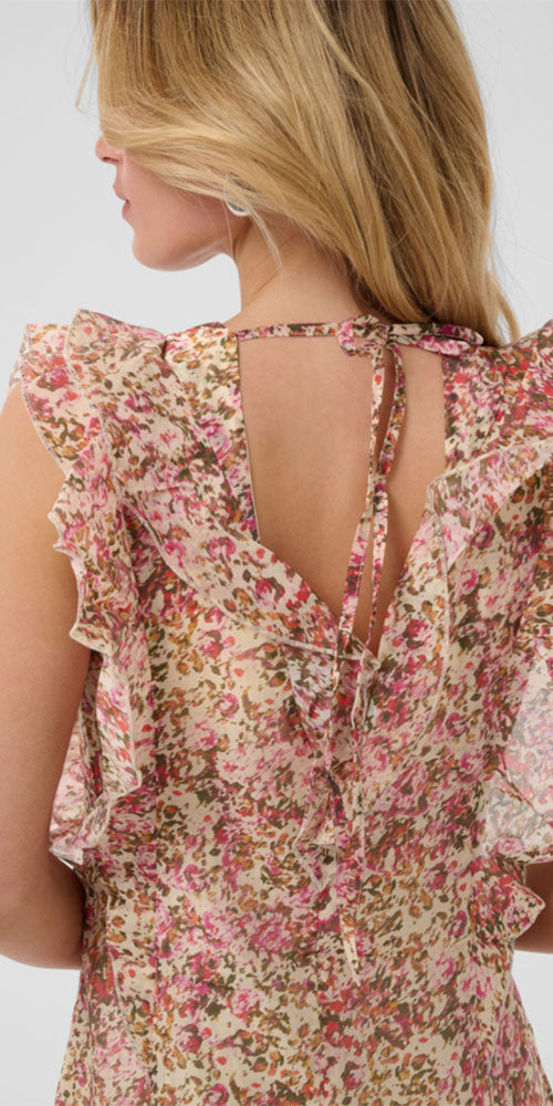 Saint Tropez Calico Floral Dress
