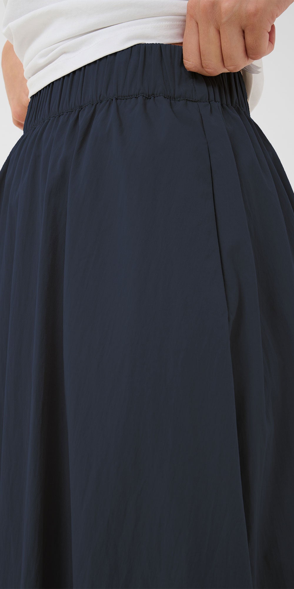Saint Tropez Full Cut Skirt, navy