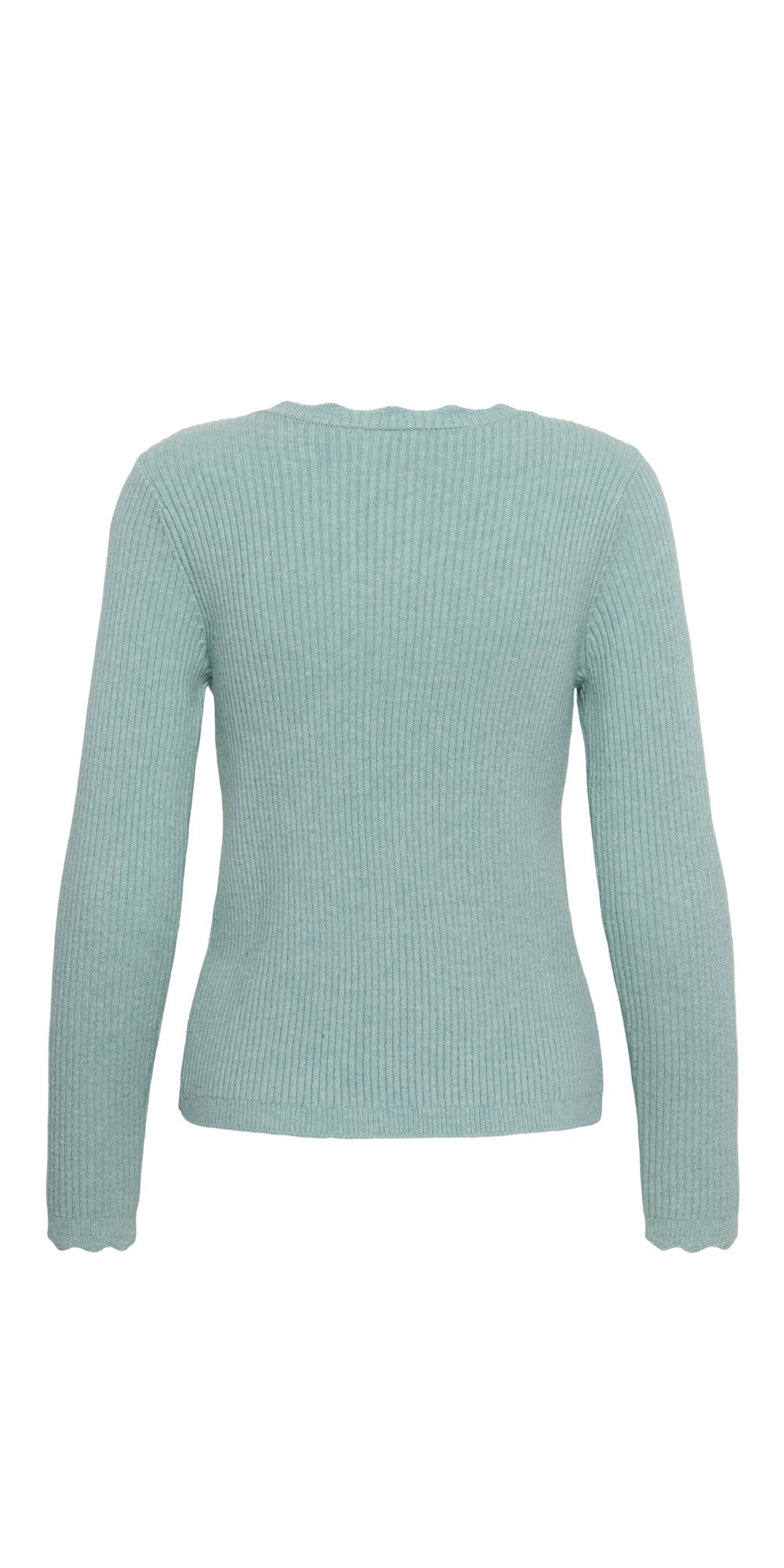 Saint Tropez Scallop Edge Cardy, aqua