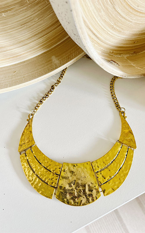 Tribal Necklace, gold