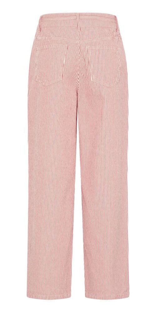 B.Young Striped Cotton Twill Pants