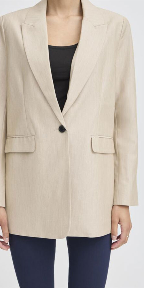 B.Young Relaxed Fit Blazer, hummus