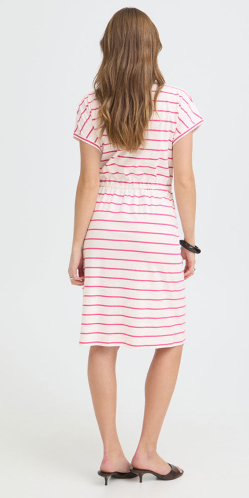 B.Young Striped Jersey Dress
