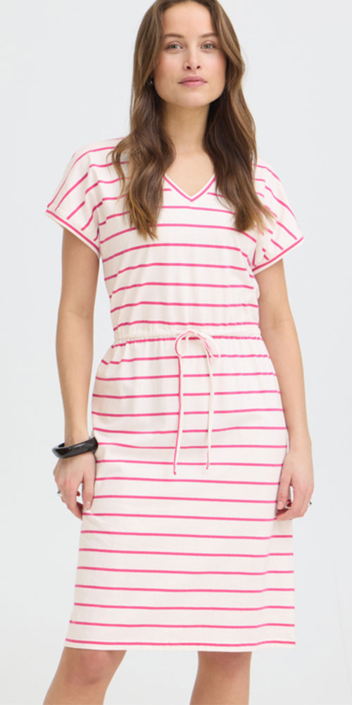 B.Young Striped Jersey Dress
