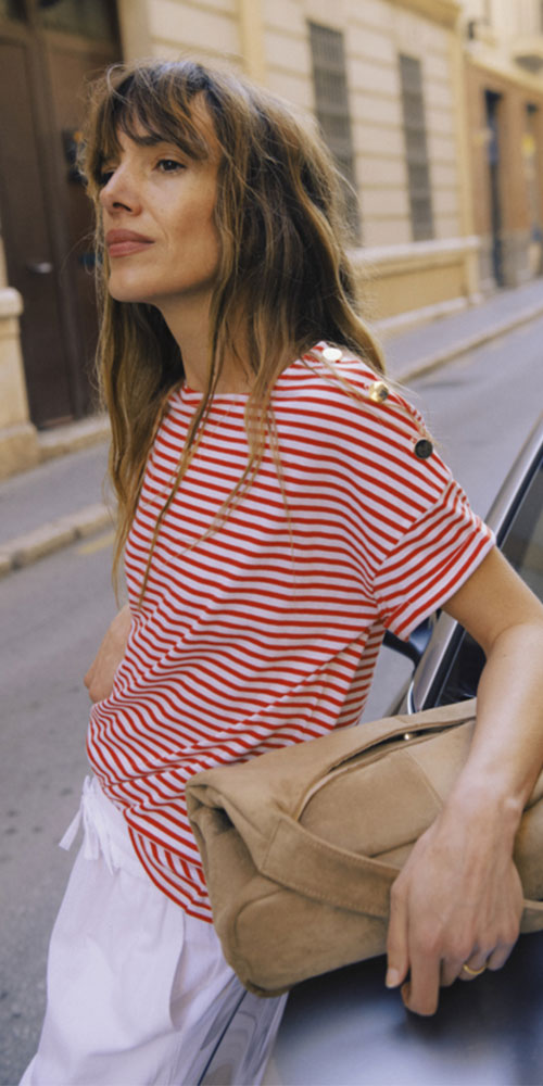 B.Young Striped Sailor Tee