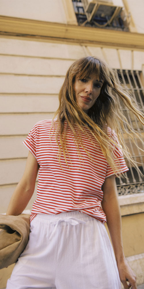 B.Young Striped Sailor Tee