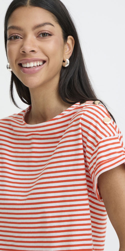 B.Young Striped Sailor Tee