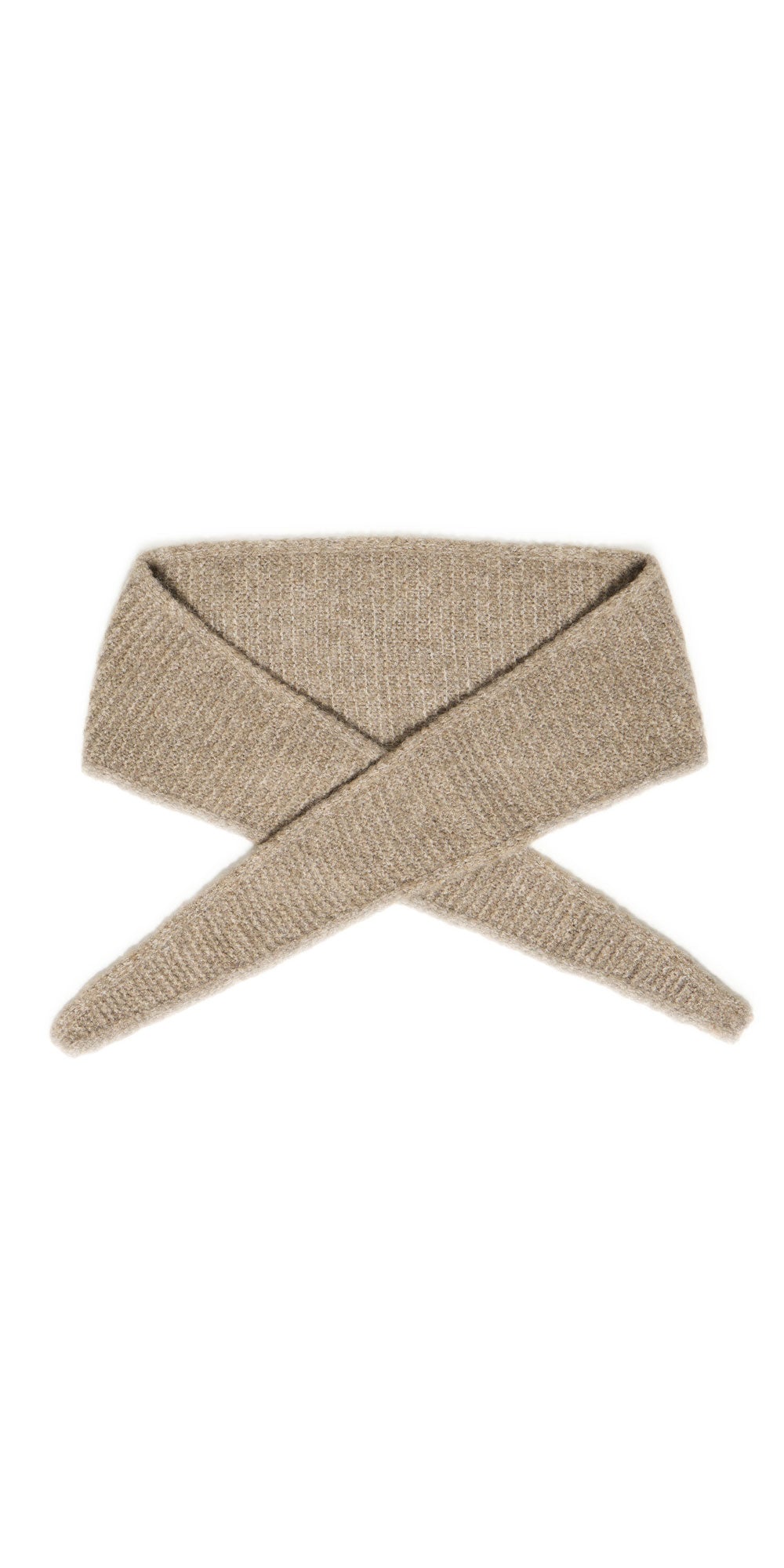 B.Young Narrow Scarf, walnut
