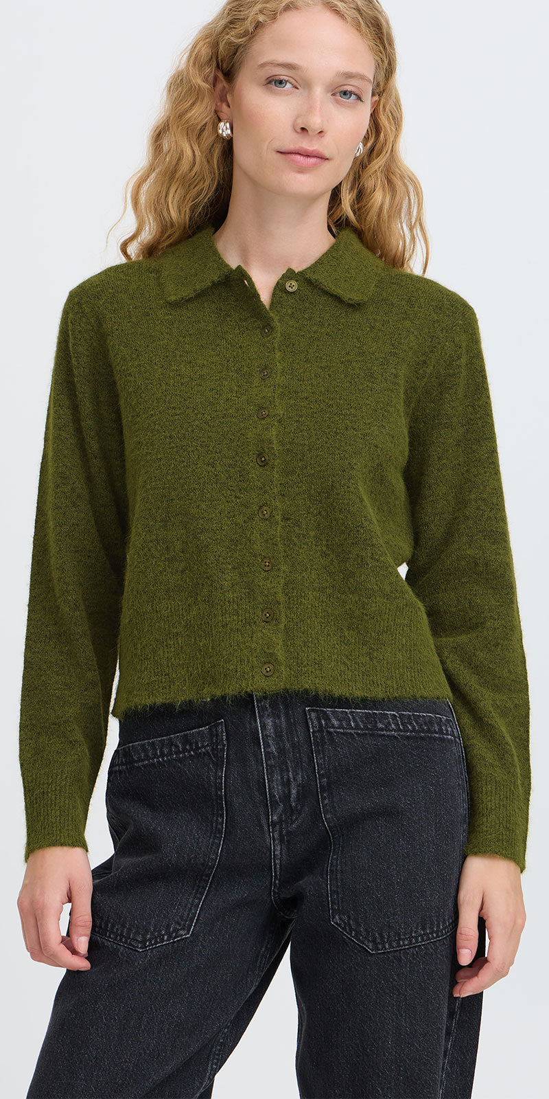B.Young Polo Cardy, moss green