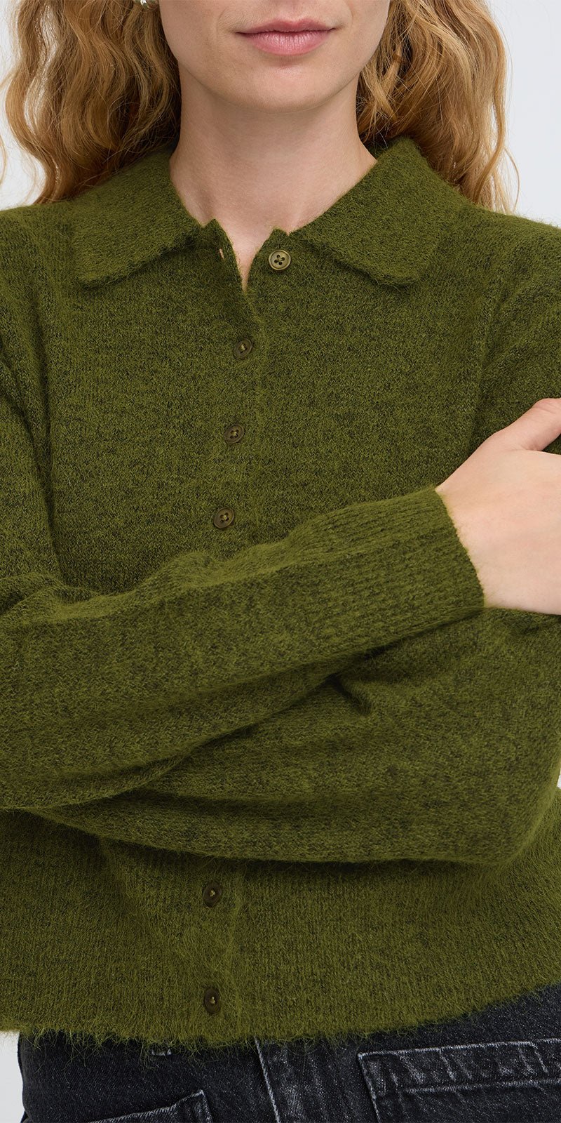 B.Young Polo Cardy, moss green