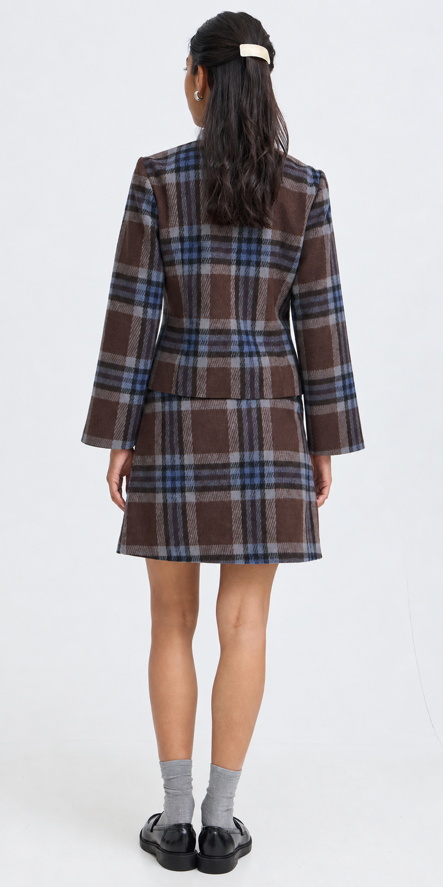 B.Young Bree Plaid Skirt