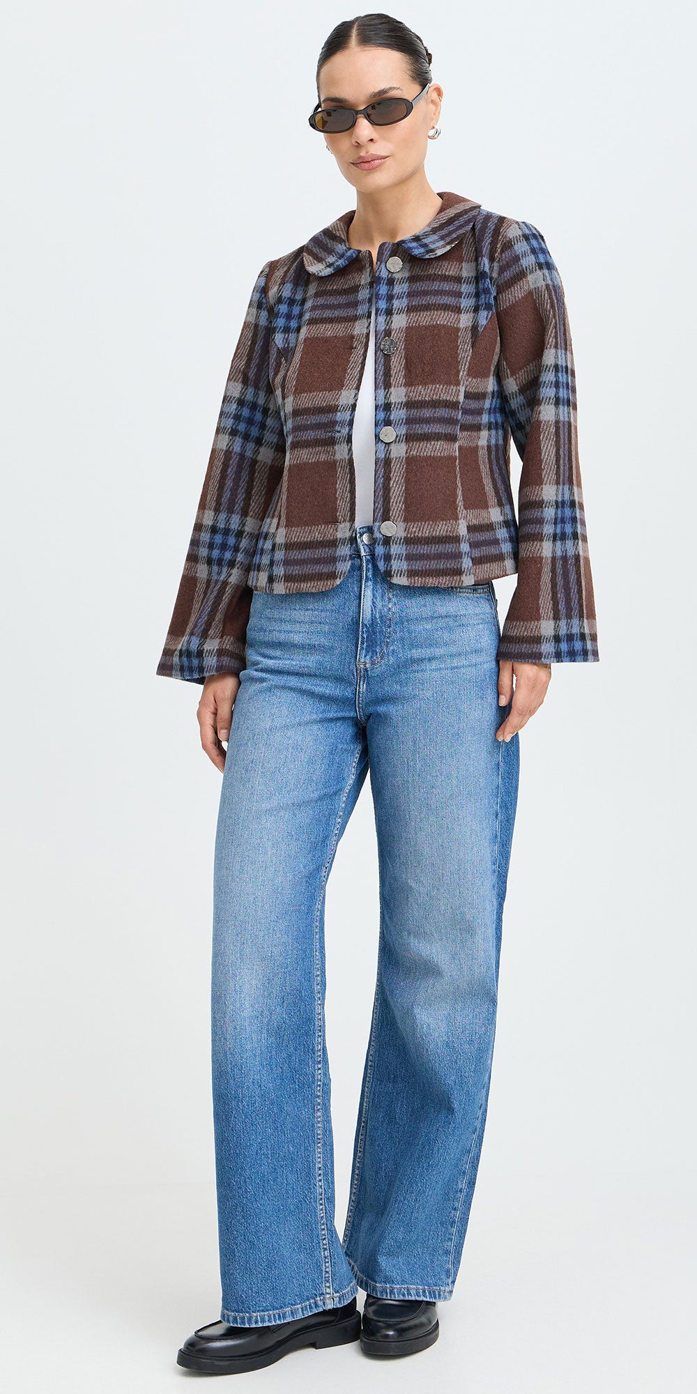 B.Young Bree Plaid Jacket