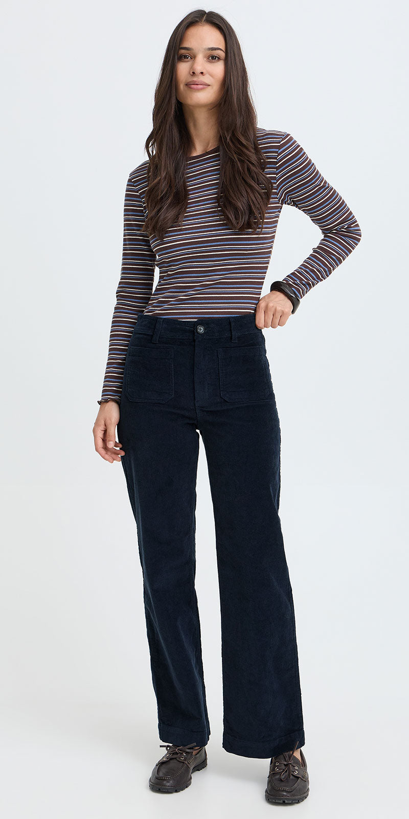 B.Young Corduroy Pocket Pants, navy