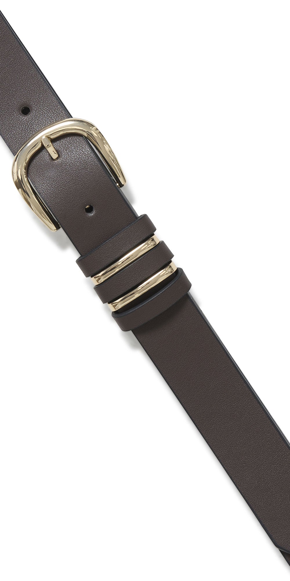 B.Young Faux Leather Belt, brown