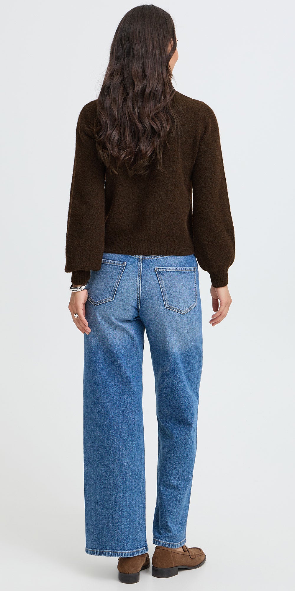 B.Young Flower Button Cardy, java