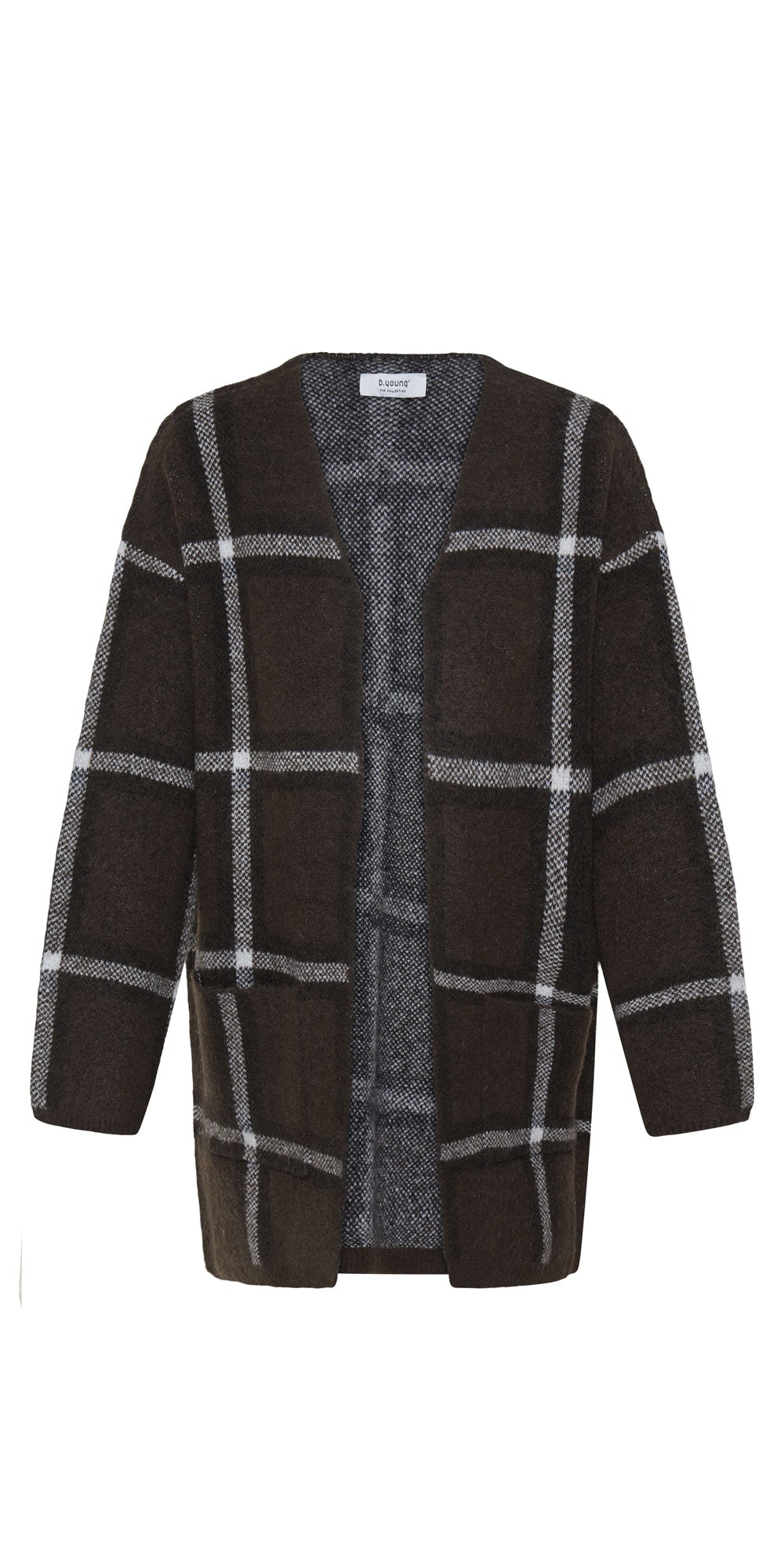 B.Young Long Check Cardy