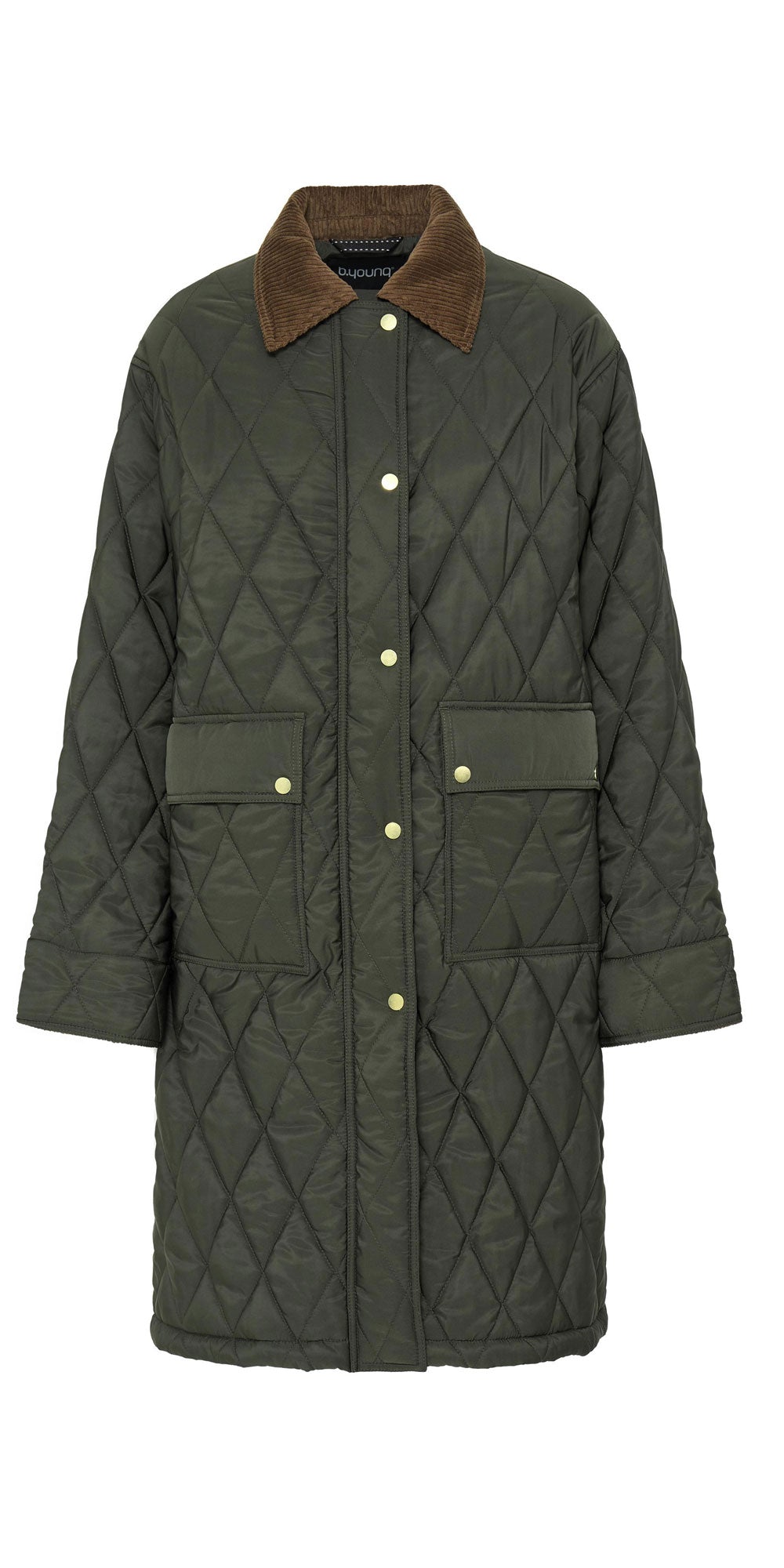 B.Young Quilted Barn Coat, green