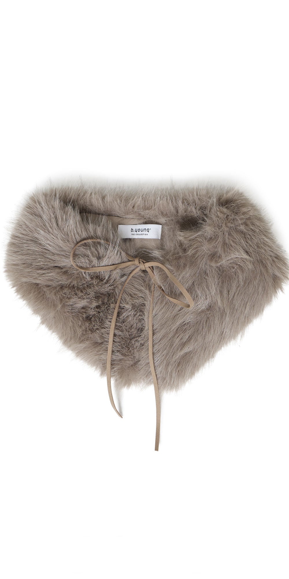 B.Young Faux Fur Collar, fawn