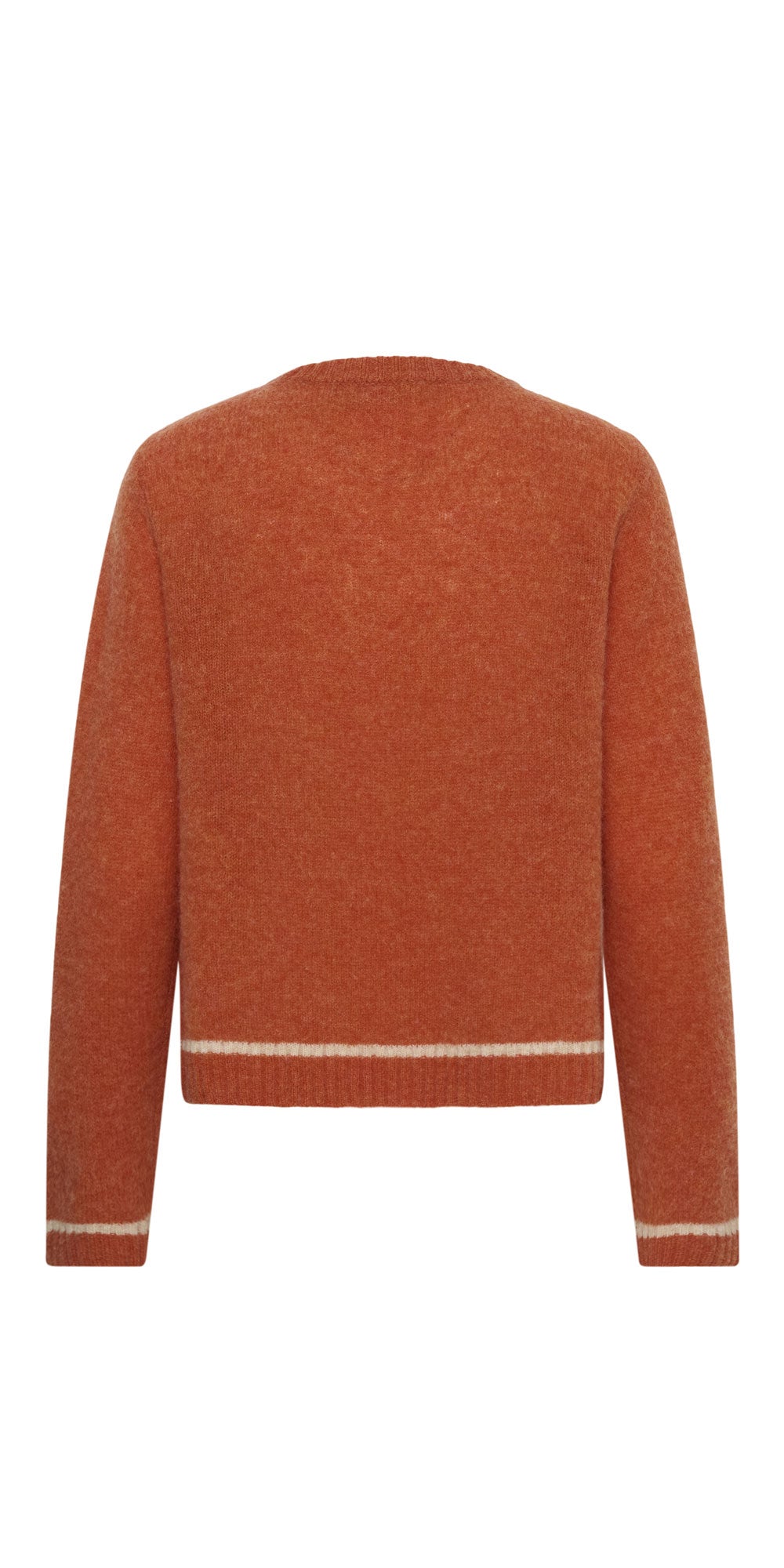 Culture Wool Crew Neck Sweater, pumpkin