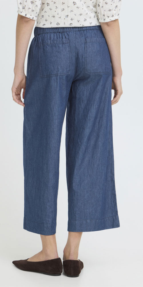 Fransa Denim Chambray Pant