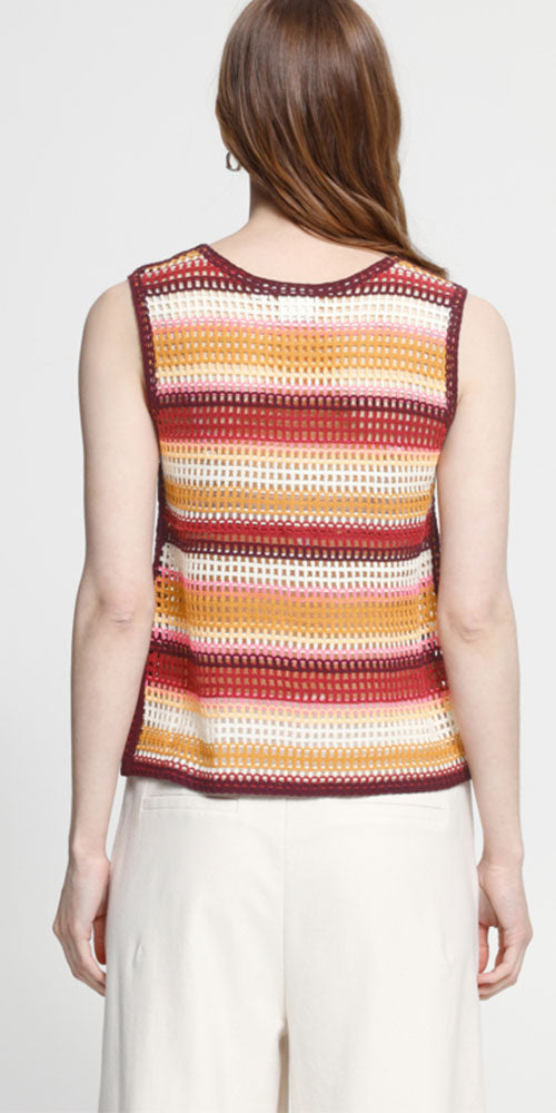 Ichi Sunset Crochet Vest