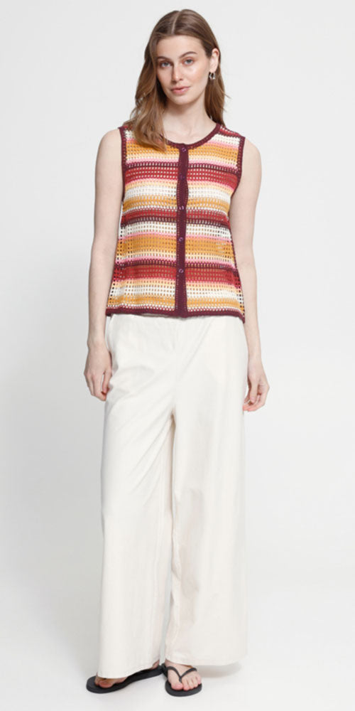 Ichi Sunset Crochet Vest