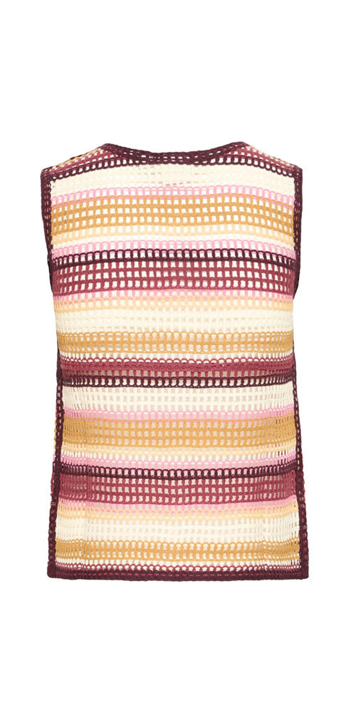 Ichi Sunset Crochet Vest