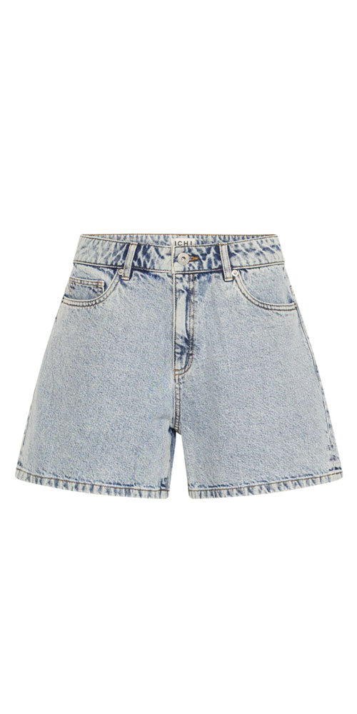Ichi A-line Jean Shorts, light wash