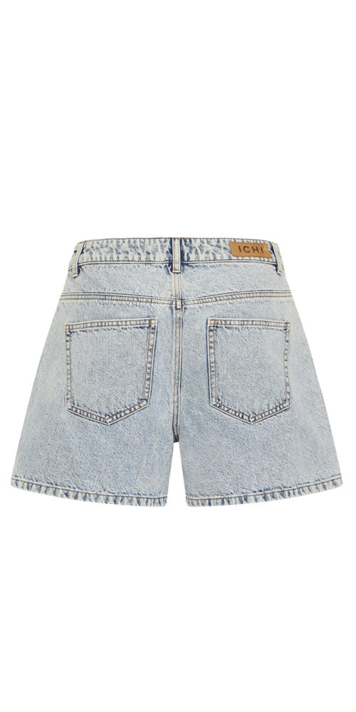 Ichi A-line Jean Shorts, light wash