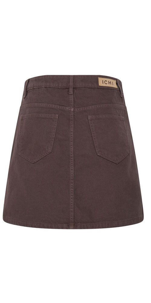 Ichi A-line Jean Skirt, java