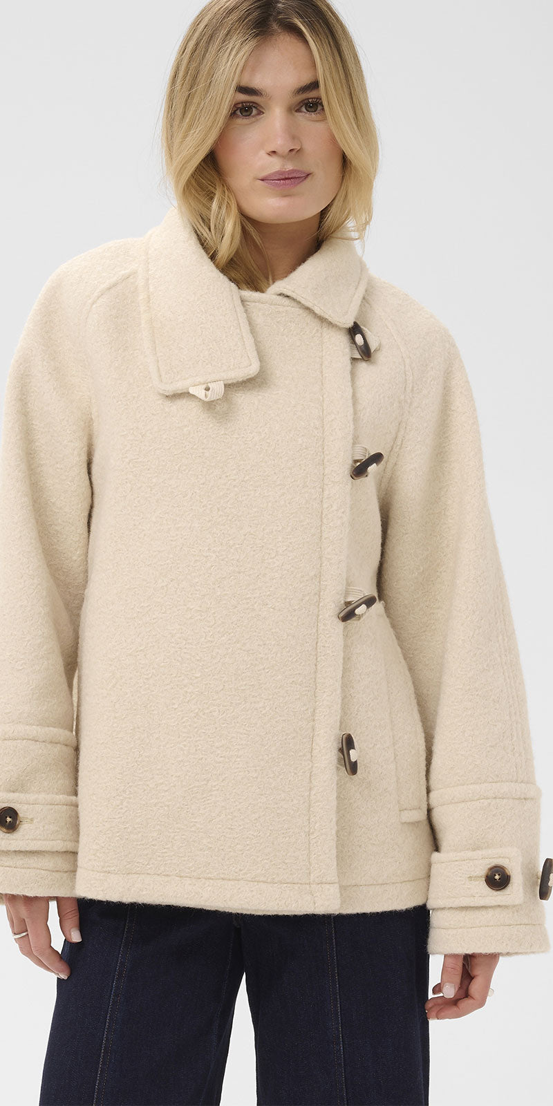 Saint Tropez Toggle Coat, birch
