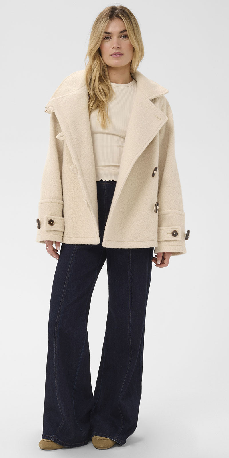 Saint Tropez Toggle Coat, birch