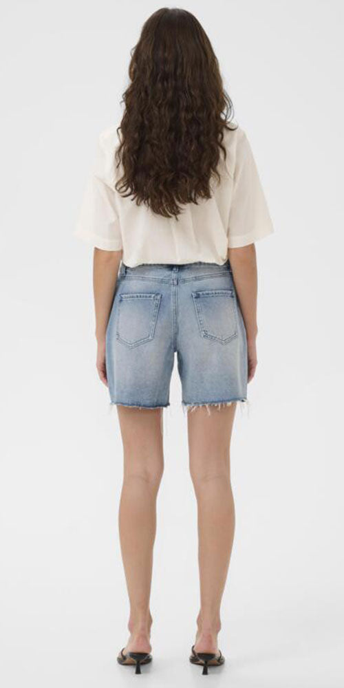 Culture Raw Hem Jean Shorts