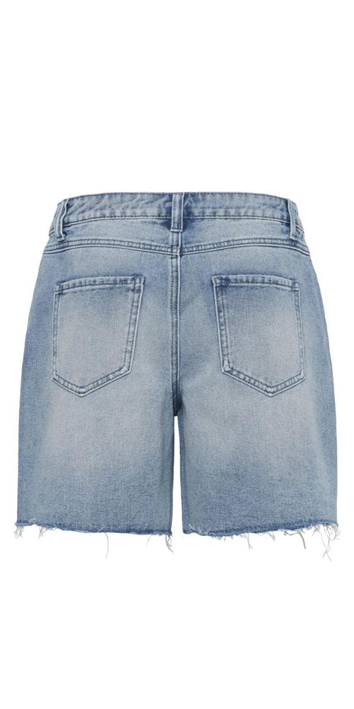 Culture Raw Hem Jean Shorts