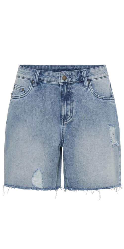 Culture Raw Hem Jean Shorts
