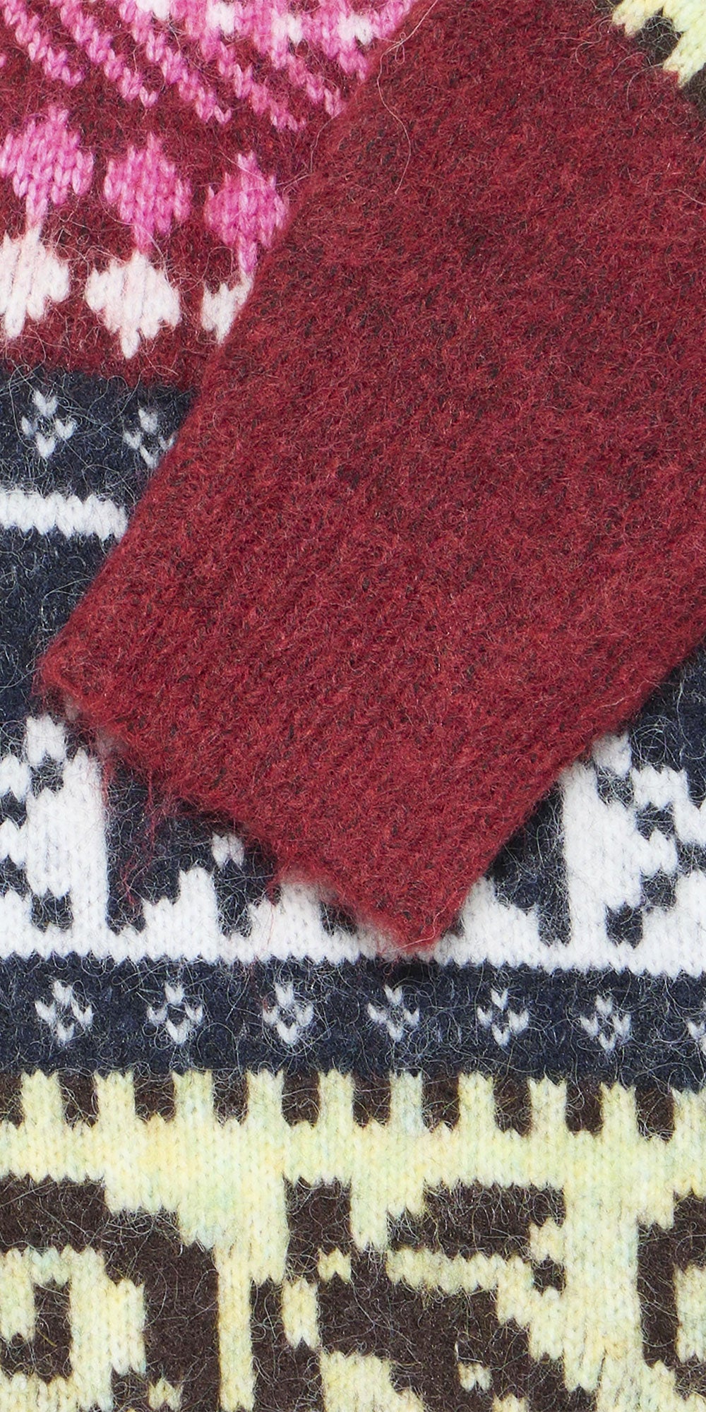 Ichi Multicoloured Fair Isle Sweater