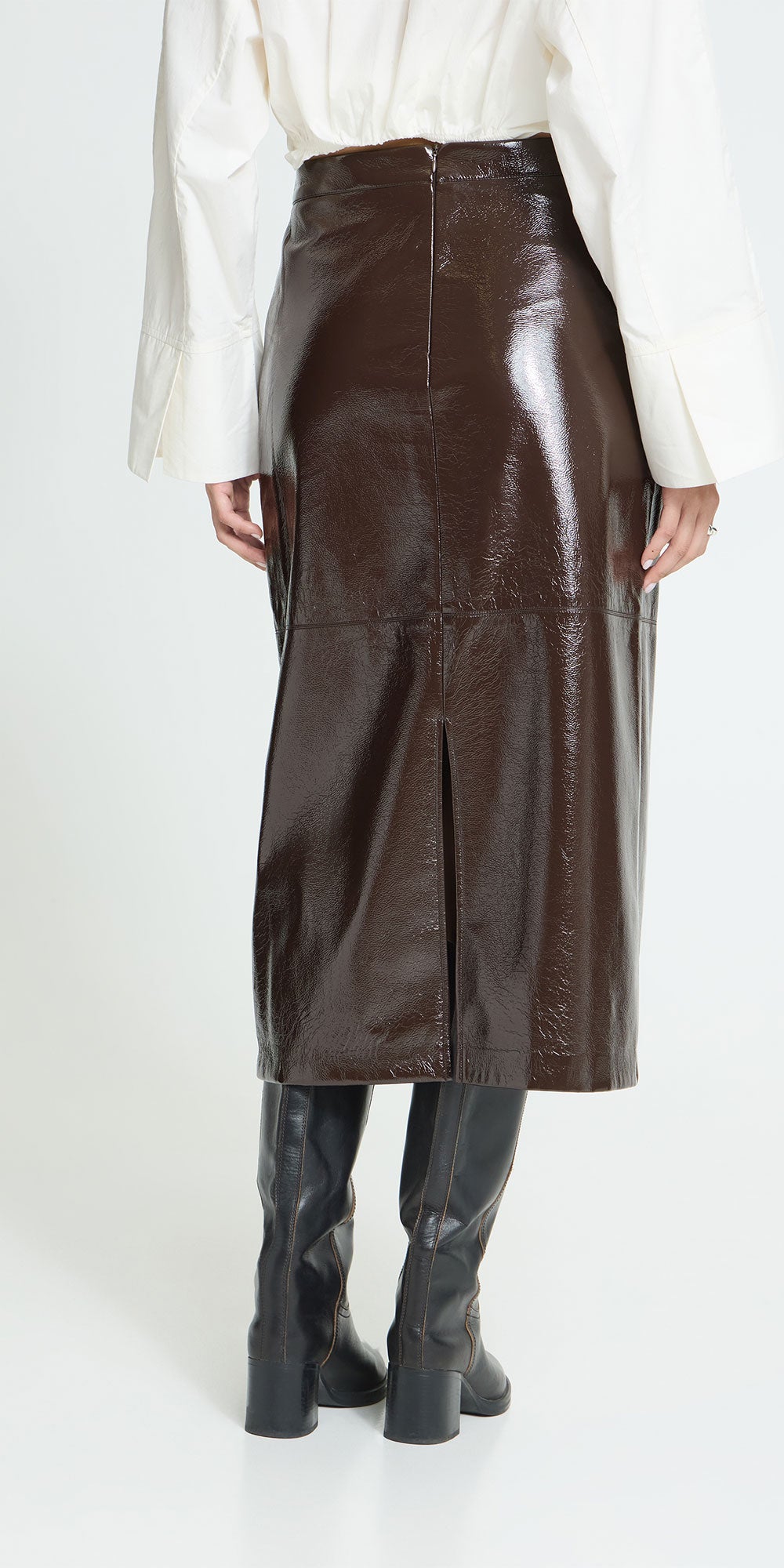 Ichi Patent Skirt