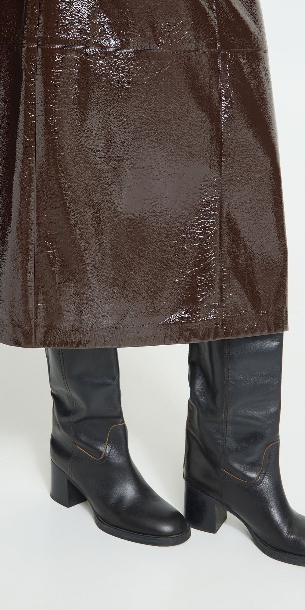 Ichi Patent Skirt