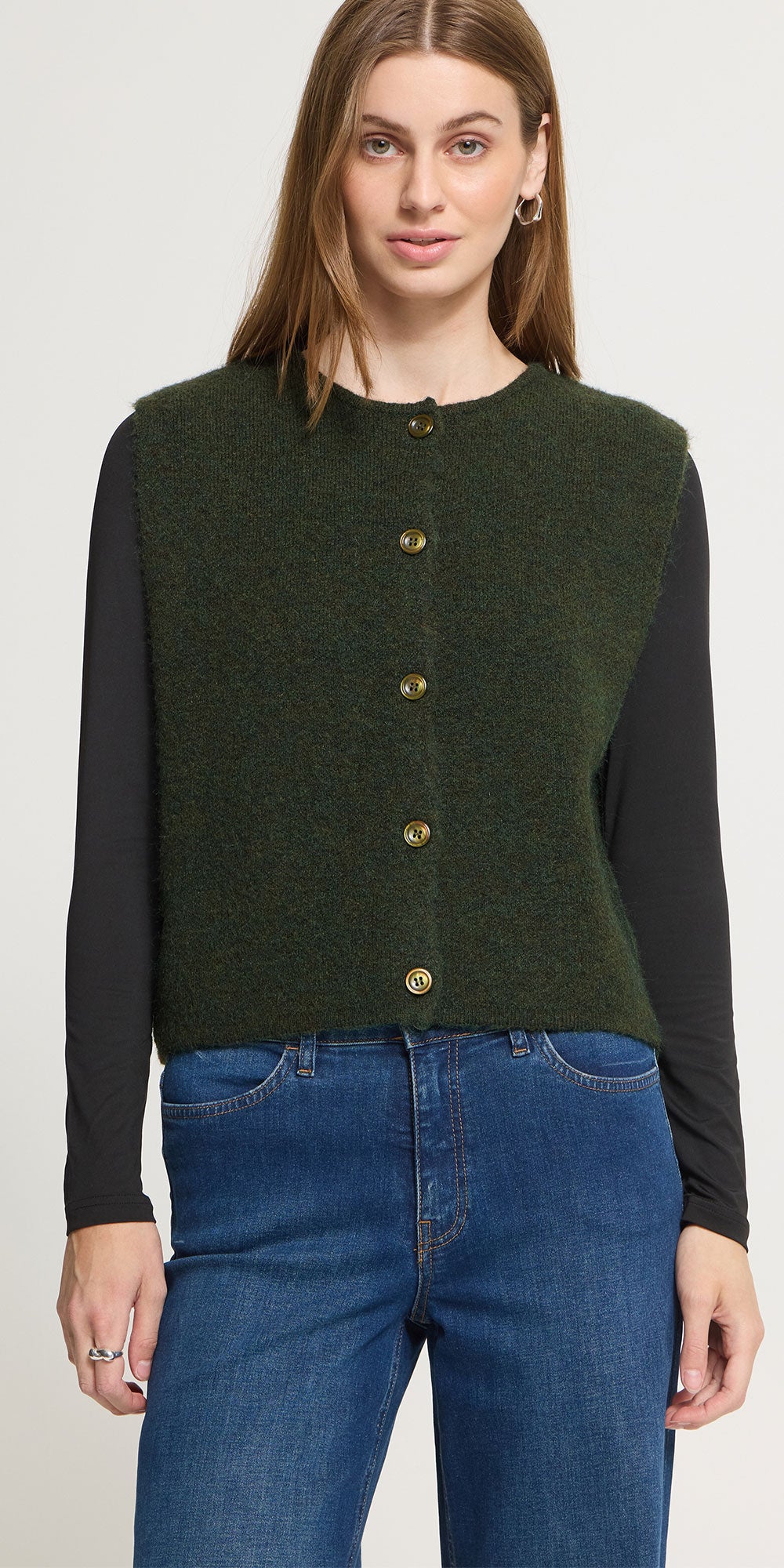 Ichi Cardy Vest, hunter green