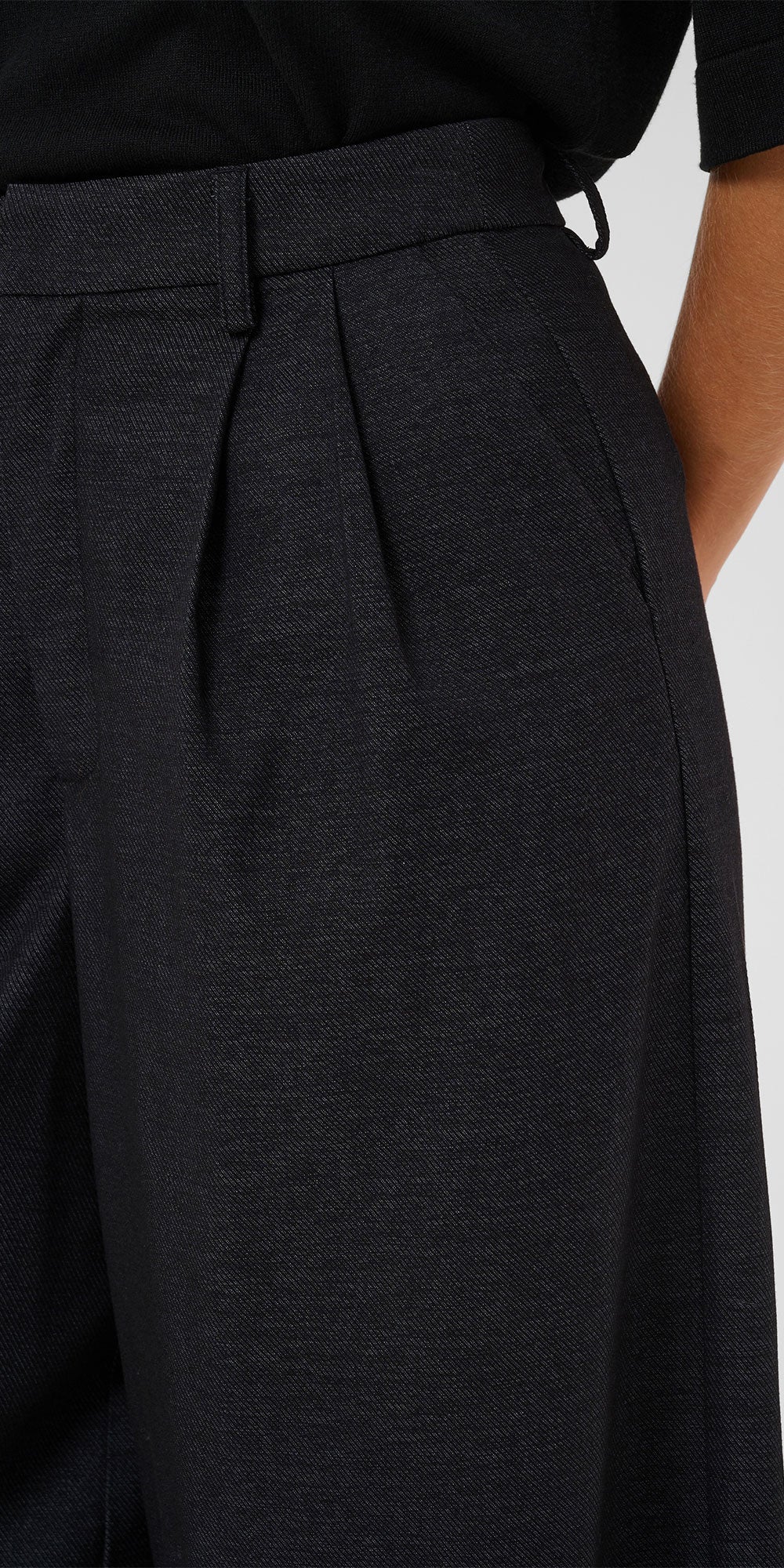 Kaffe Gabby Culotte Trousers, darkest charcoal