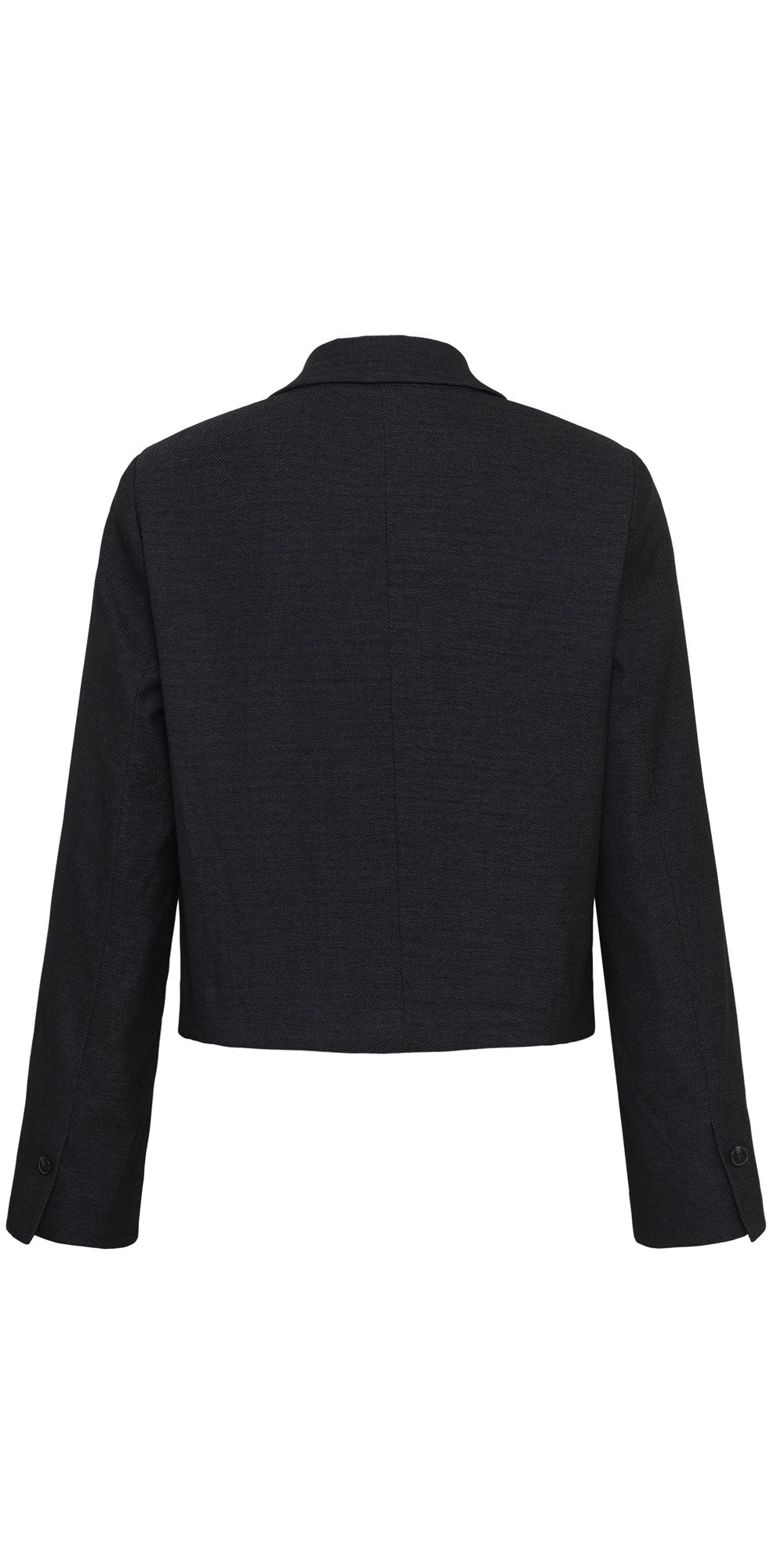 Kaffe Gabby Flower Blazer, darkest charcoal